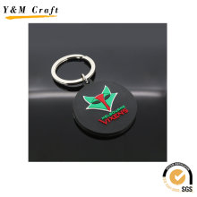 Promotional Item Round Shape PVC Keyholder Key Tag Key Chain